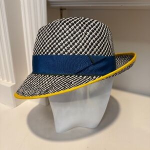 LOLA HATS Raffia Fedora O/S